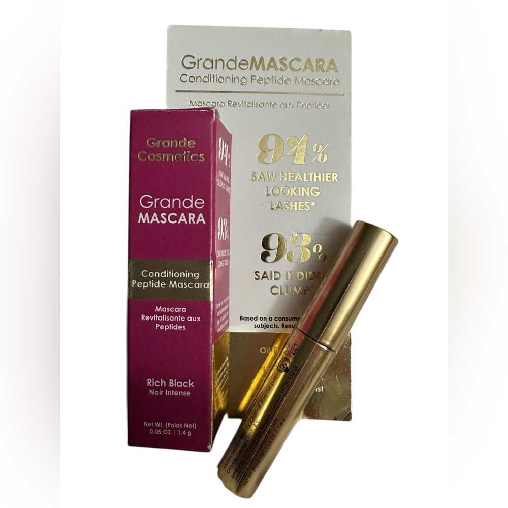 Grande mascara  conditioning peptide mascara - rich black New/Sealed Travel size
